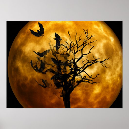 Halloween Poster-Scary Bats Poster (Voorkant)