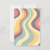 Halloween Poster Sinaasappel Kaart (Achterkant)