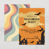 Halloween Poster Sinaasappel Kaart (Voorkant / Achterkant)