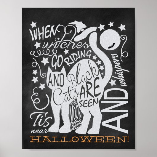 Halloween Poster | TRICK OR TREAT (Voorkant)