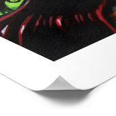 Halloween Poster Witch Cat van Molly Harrison (Hoek)