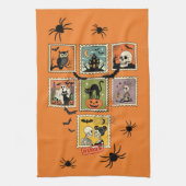  Halloween postzegel Collectie Theedoek (Verticaal)