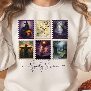 Halloween Postzegel Collectie Trui