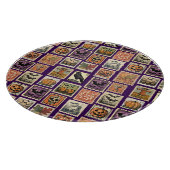Halloween Postzegel Stempel Patroon Snijplank (Hoek)