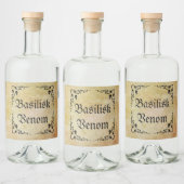 Halloween Potion Ingrediënten Likeurfles Etiket (Flessen)