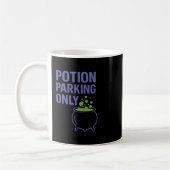 Halloween Potion Parking Only Cauldron Graphic Koffiemok (Links)
