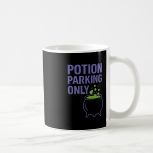 Halloween Potion Parking Only Cauldron Graphic Koffiemok