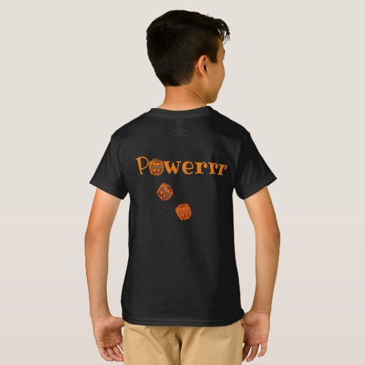 Halloween Power T-shirt (Achterkant volledig)
