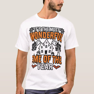 Halloween Prachtige Tijd Van Het Jaar Vintage T-sh T-shirt