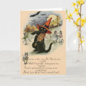 Halloween Pranks Wenskaart Kaart (Gele Bloem)