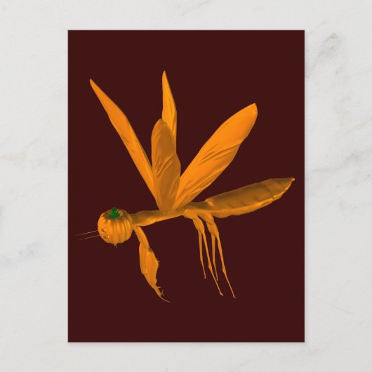 Halloween Praying Mantis Briefkaart (Voorkant)