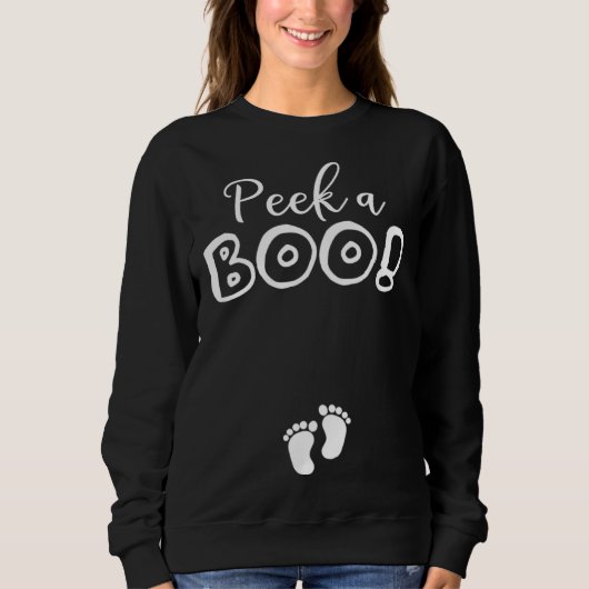 Halloween Pregnancy Announcement Costume for Pregn Trui (Voorkant)