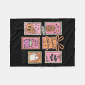 Halloween Pregnancy Announcement Funny Ghost Baby Fleece Deken (Voorkant (Horizontaal))