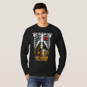Halloween Pregnancy Baby Skeleton Candy XRay Pregn T-shirt (Voorkant volledig)