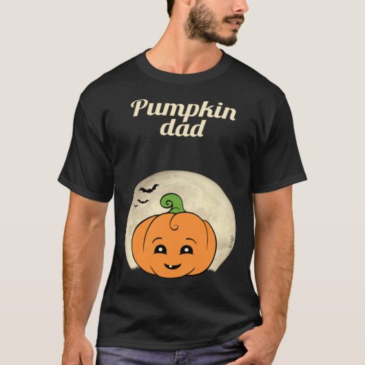 Halloween Pregnancy Dad Expecting Twin Babies Pump T-shirt (Voorkant)