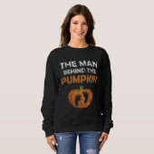 Halloween Pregnancy  For Men Expecting Pumpkin Cos Trui (Voorkant volledig)