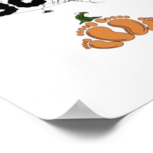 Halloween Pregnancy Mom To Be Expecting Little Boo Poster (Hoek)