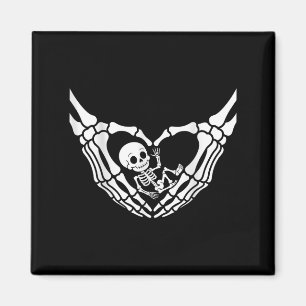 Halloween Pregnant Baby Skeleton Spooky Seizoen Ni Magneet