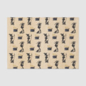 Halloween Pregnant Witch Baby gaat douchen Tissuepapier (Voorkant)