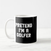 Halloween Pretend I'm A Golfer Costume Lazy Golfin Koffiemok (Links)