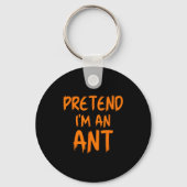 Halloween Pretend I'm An Ant Costume Funny Lazy Ki Sleutelhanger (Voorkant)