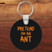 Halloween Pretend I'm An Ant Costume Funny Lazy Ki Sleutelhanger (Voorkant)