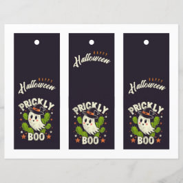 Halloween Prickly boo cactus bladwijzer