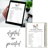 Halloween prijs is de juiste Baby shower Game Kaar Kaart