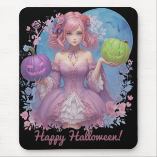 Halloween Prinses in pasteltinten Muismat