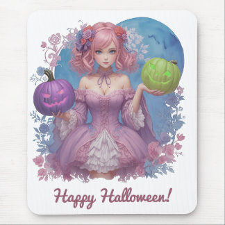 Halloween Prinses in pasteltinten Muismat