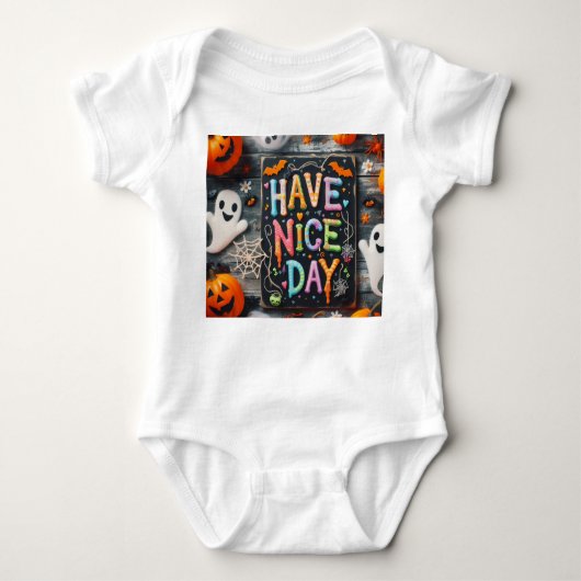 Halloween print romper (Voorkant)