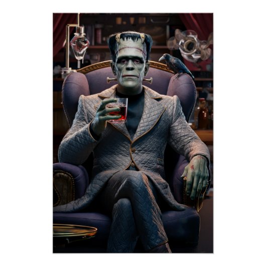 Halloween profiel Pic, Frankenstein Monster Perfect Poster (Voorkant)