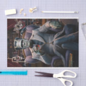 Halloween profiel Pic, Frankenstein Monster Tissuepapier (Craft)