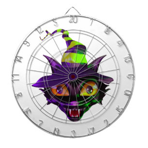 Halloween ProfilesInk Dart Board/Spooky Cat Dartbord
