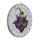 Halloween ProfilesInk Dart Board/Spooky Cat Dartbord (Voorkant Links)