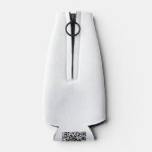 Halloween Prowling Black Cat Silhouette Tekening Flesjeskoeler (Achterkant)