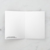 Halloween Prowling Black Cat Silhouette Tekening Kaart (Binnen)