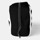 Halloween Prowling Black Cat Silhouette Tekening Toilettasje (Rechts)