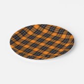 Halloween Pset Pattern Papieren Bordje (Gekanteld)