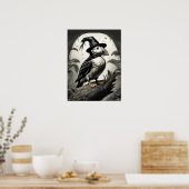 Halloween Puffin Bird Poster (Keuken)