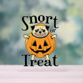 Halloween Pug Acryl Bord (Neutraal)