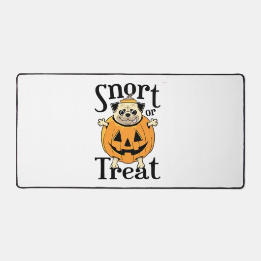 Halloween Pug Bureaumat (Voorkant)