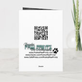 Halloween - Pug - Daisy Mae Kaart (Achterkant)