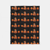Halloween Pug Dog Fleece deken (Voorkant)