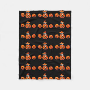Halloween Pug Dog Fleece deken