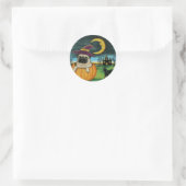 Halloween Pug Dog Stickers (Tas)