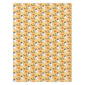 Halloween Pug Ghost Schattige Pompoen Vleermuizen  Tafelkleed (Voorkant)