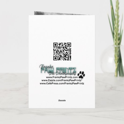 Halloween - Pug - Lily Lou Kaart (Achterkant)