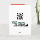 Halloween - Pug - Lily Lou Kaart (Achterkant)