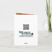 Halloween - Pug - Lily Lou Kaart (Achterkant)